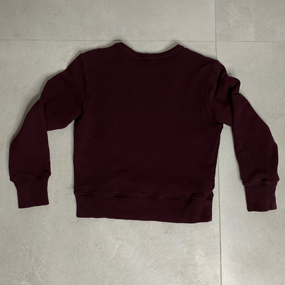 AGOLDE PREMIUM BURGUNDY SWEATSHIRT - Picture 10 of 11